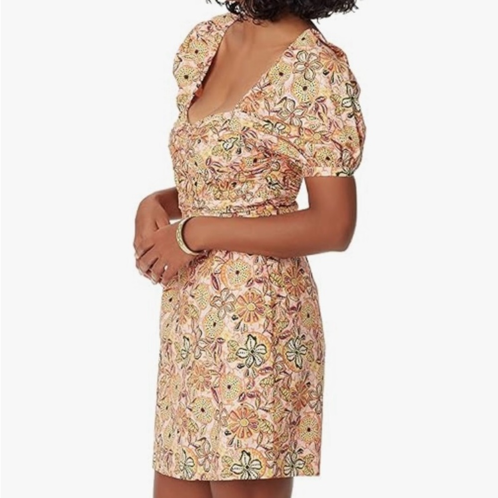 Medium Sam Edelman Sportswear Women’s Erica Sweetheart U-Ring Mini Dress